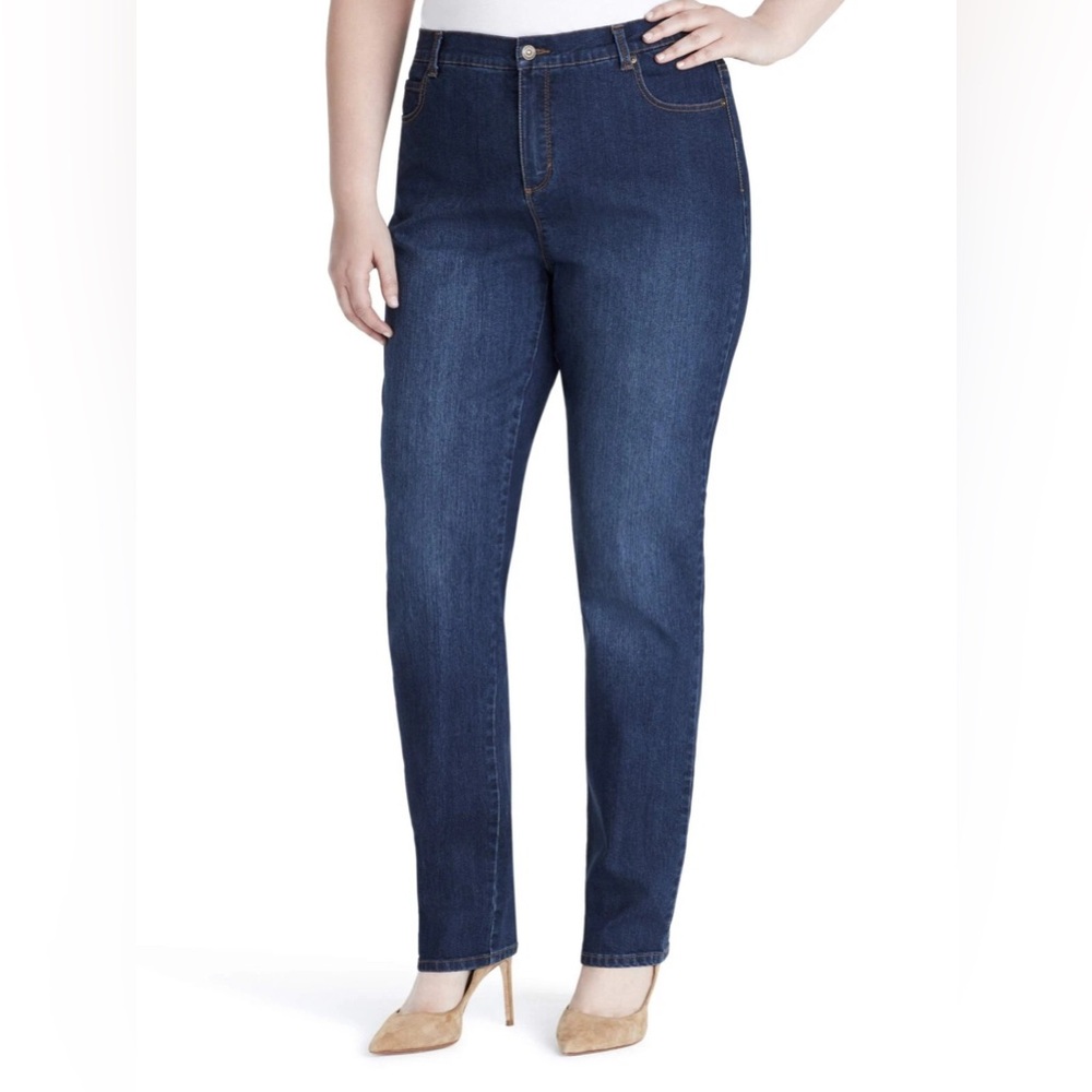 Gloria Vanderbilt Amanda Skinny Jeans in Dark Blue
